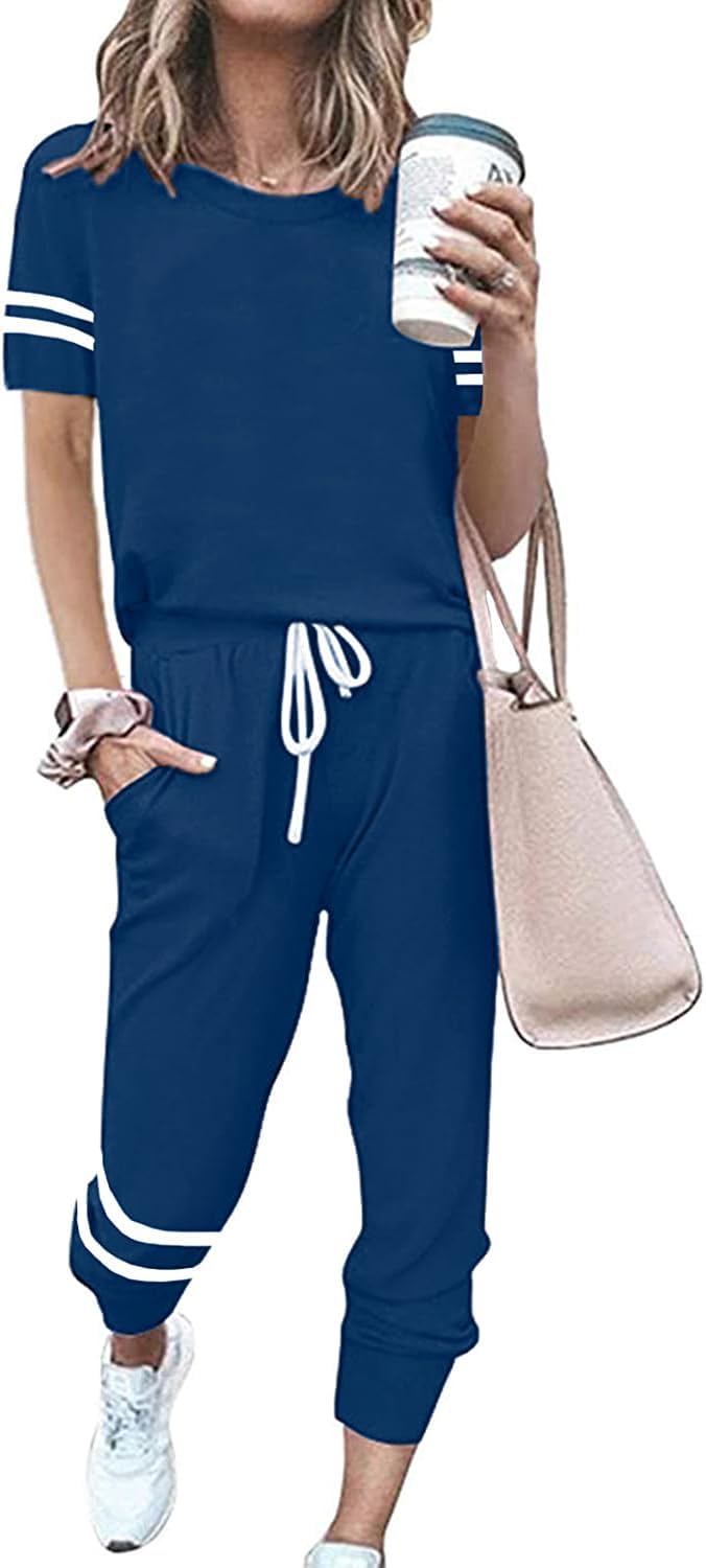 PRETTYGARDEN Women Summer Two Piece Outfits for Casual Style
