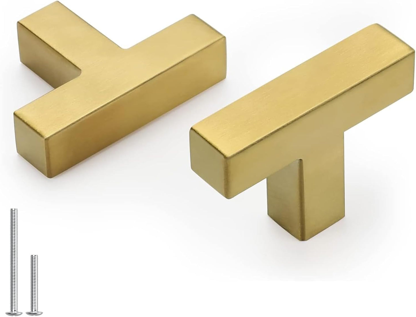 Goldenwarm 50 Pack Gold Cabinet Knobs for Stylish Home Decor