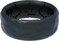 Zeus Hammered Deep Cobalt Silicone Ring for Men - Anti Stretch Comfort