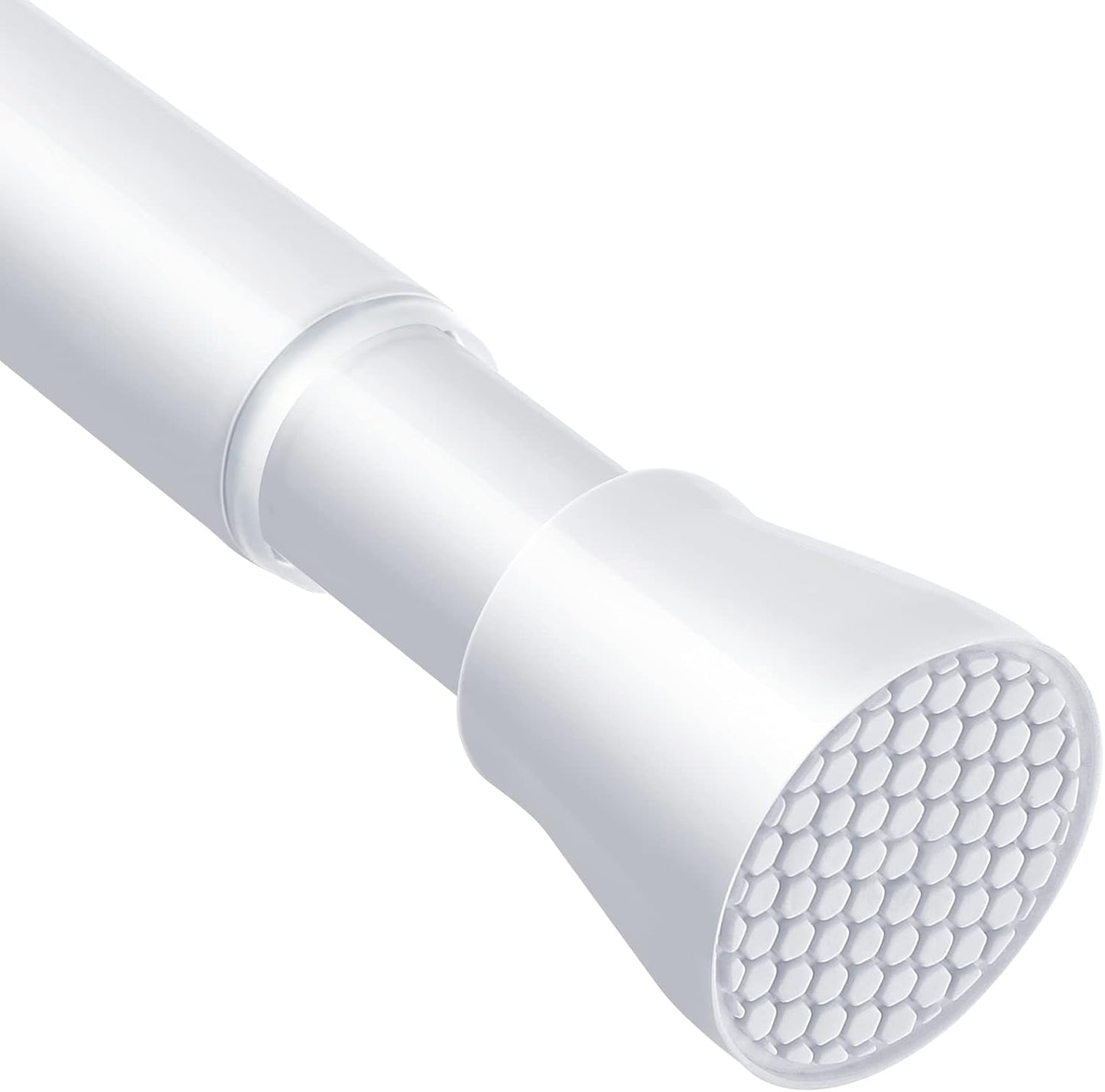 AIZESI Adjustable Tension Rod: 28-48 inch, No Drilling, White