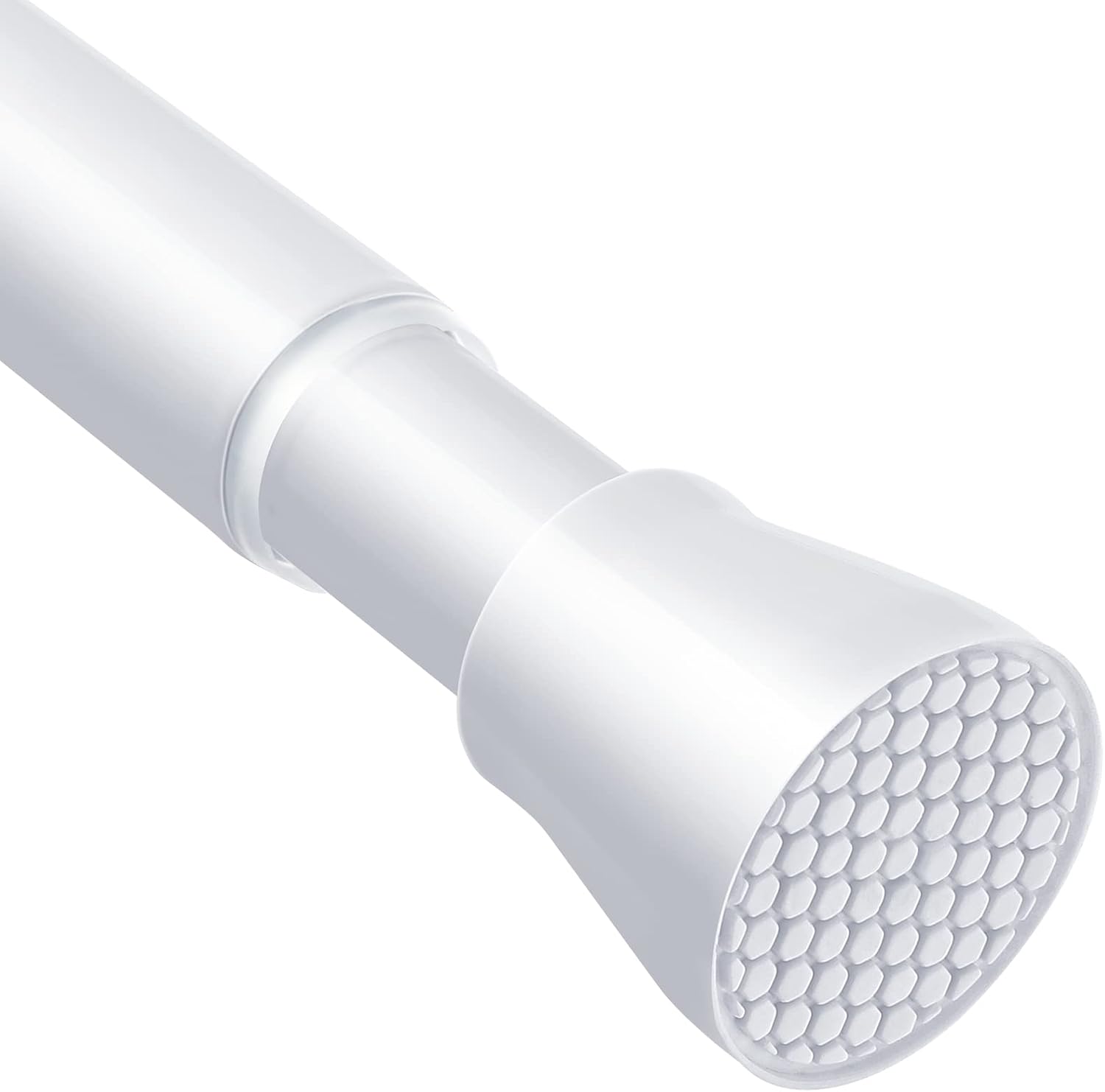 AIZESI Adjustable Tension Rod: 28-48 inch, No Drilling, White
