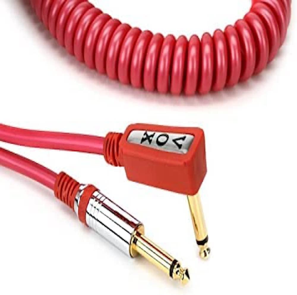 VOX Vintage Coiled Guitar Cable - 29.5ft, Crisp Sound