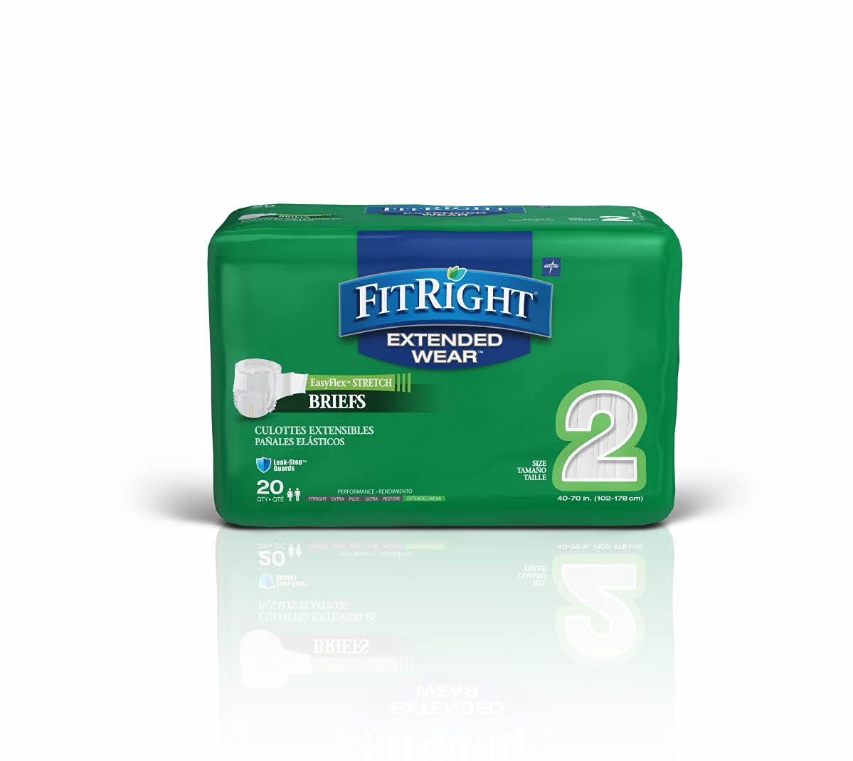 Medline Stretch Overnight Adult Diapers - Extended Comfort
