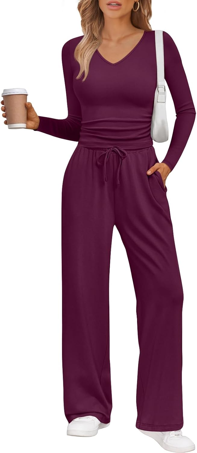Trendy Queen 2 Piece Lounge Sets for Women Fall Outfits 2025