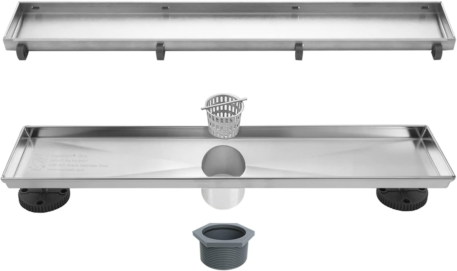 Neodrain 18-Inch Linear Shower Drain for Efficient Water Flow