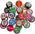 Bulk pronoun pins (1 in) multiple pack sizes - Customisable pride pins