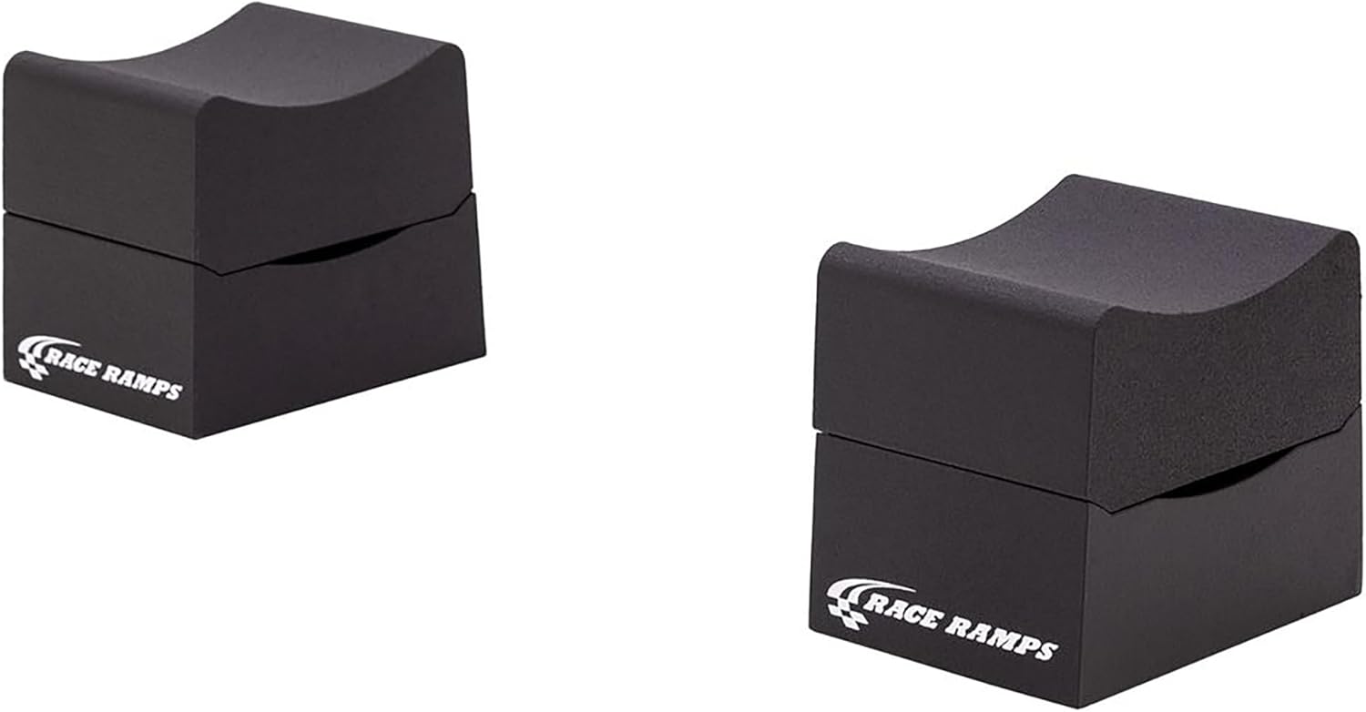 Race Ramps 2-Pack Car Wheel Cribs for Maintenance & Display