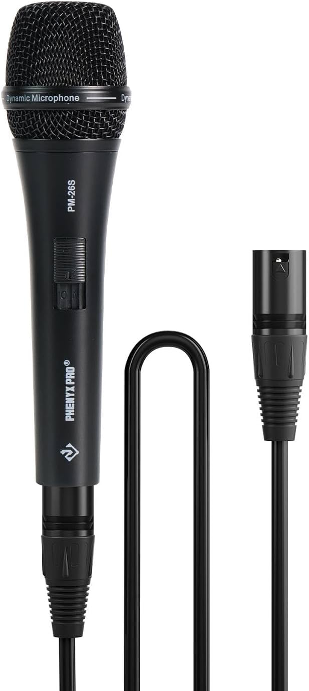 Phenyx Pro PM-26S Vocal Microphone for Singing and Stage Use