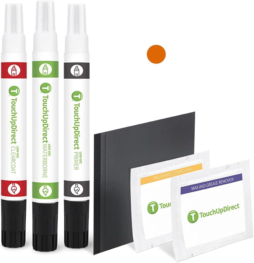 TouchUpDirect Sunshine Orange Touch Up Paint Combo for Subaru