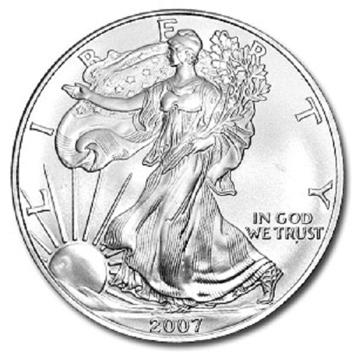 2007 American Silver Eagle Coin with Certificate of Authenticity