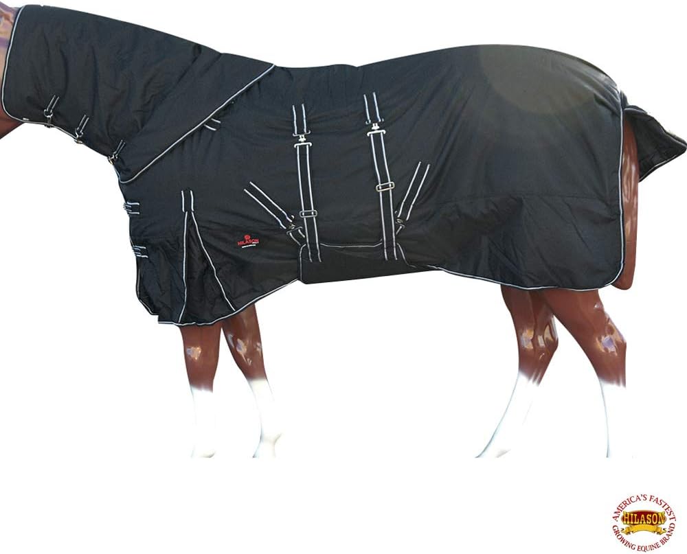 Waterproof 1200D Winter Horse Blanket by HILASON