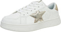 Star Sneakers for Women White Gold Silver Leopard Red Glitter