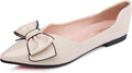 Flats Shoes Women Comfortable Leather Pointed Toe Flats