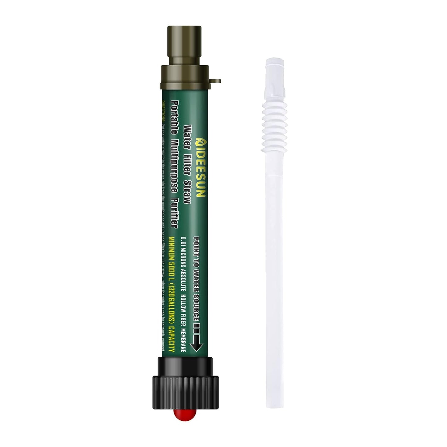 AIDEESUN Water Filter Straw: Pure Water Anywhere