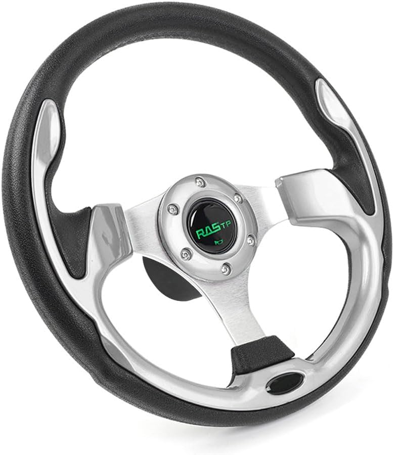 RASTP 12.6 Inch Boat Steering Wheel for Marine Vessels and Yachts
