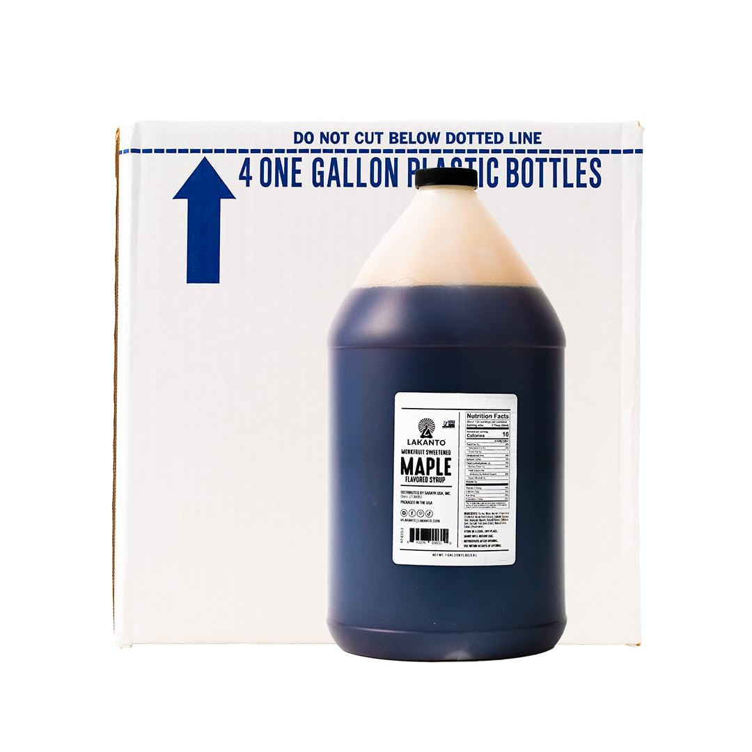 Lakanto Bulk Sugar Free Maple Syrup for Pancakes and Waffles