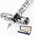 Conklin Duragraph Fountain Pen Cracked Ice - Extra Fine Nib
