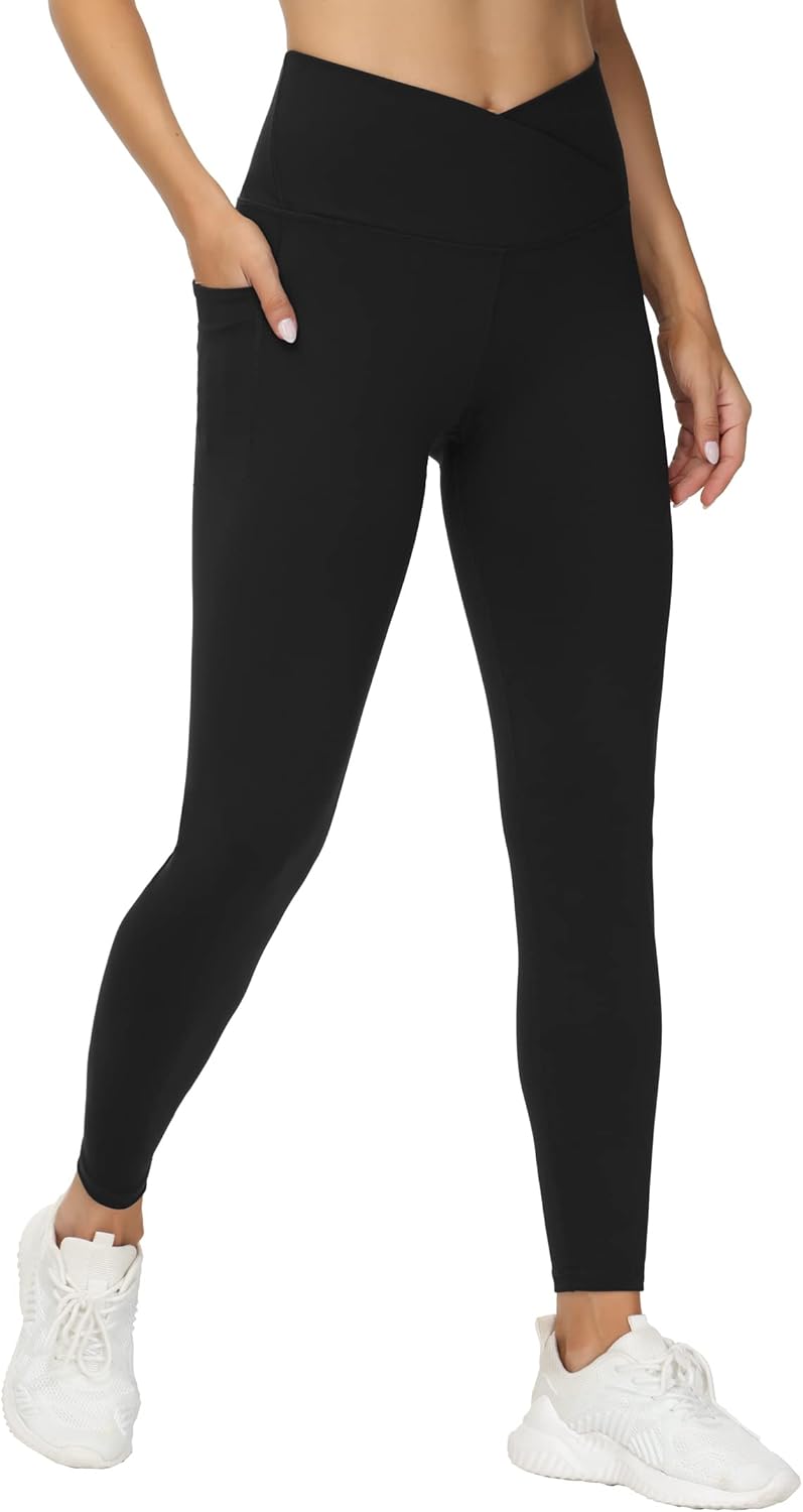 Tummy Control V-Cross Yoga Leggings