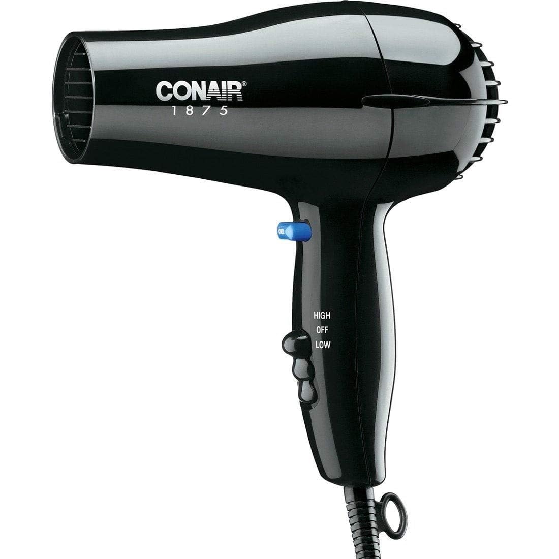 Conair 1875W Black Handheld Hairdryer