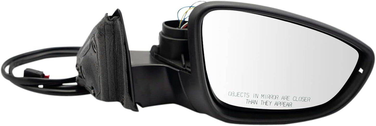 Power Heated Manual Folding Passenger Side Mirror for Volkswagen