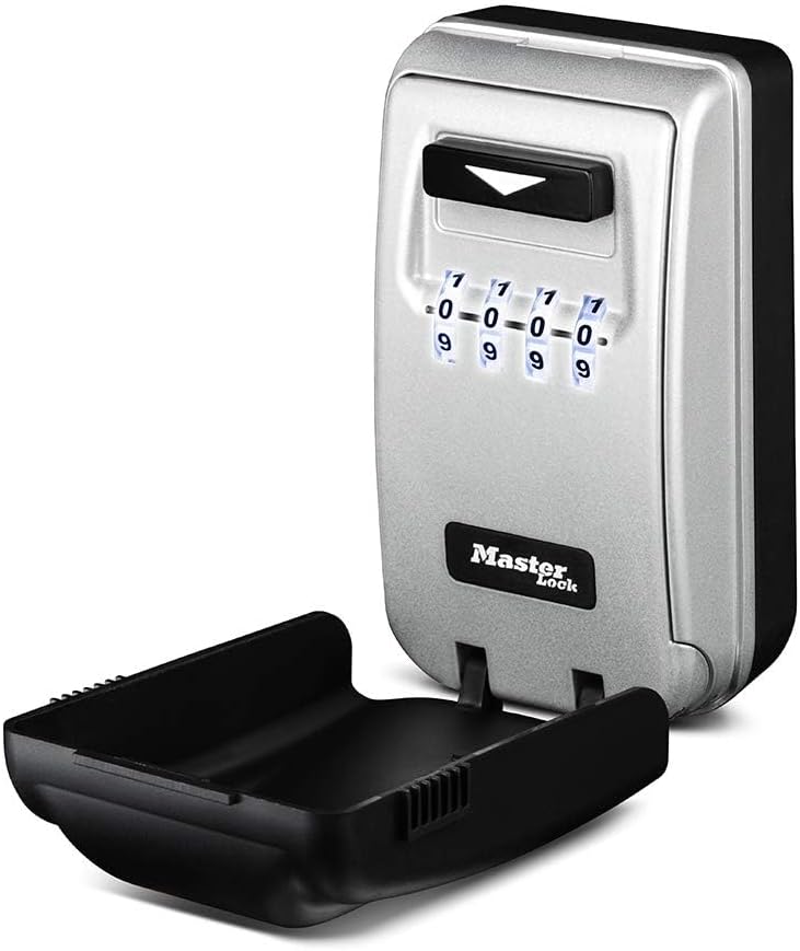 Master Lock 5425D Wall Mount Lock Box with Light Up Dials