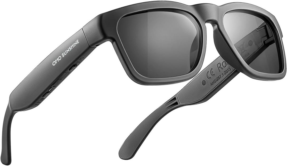 OhO Smart Glasses with Bluetooth Speaker for Outdoor Activities