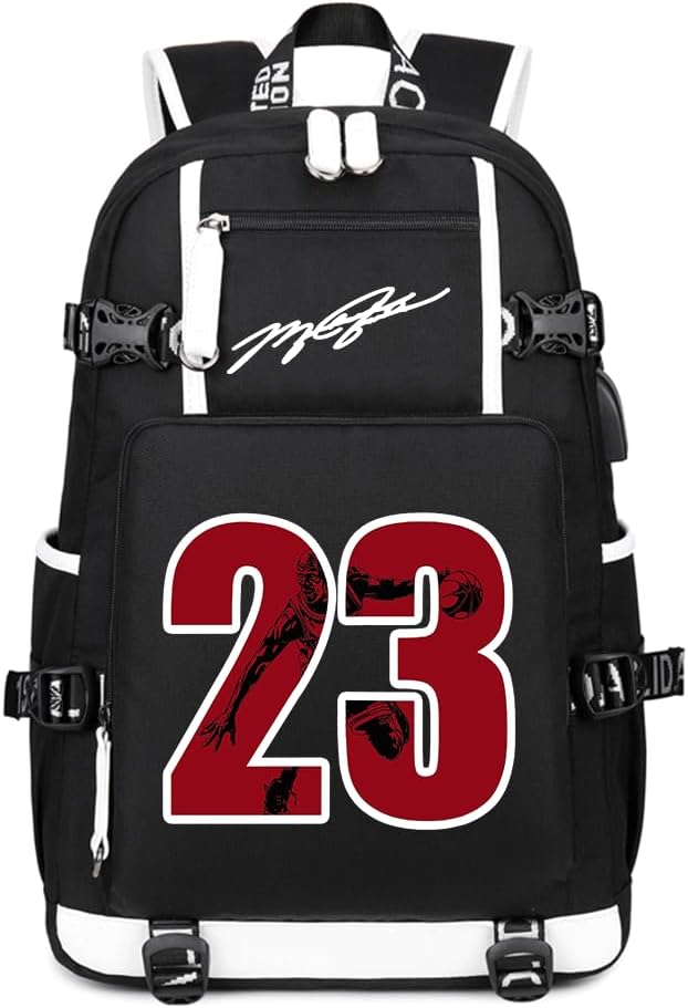 Basketball Player 23 Student School Bag - Ultra-Light Travel Backpack