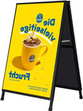 Heavy Duty A-Frame Sidewalk Sign for Outdoor Advertising