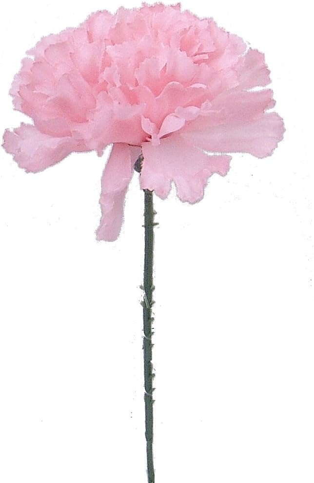 Pink Silk Carnation Picks for Weddings and Decorations Bulk Set