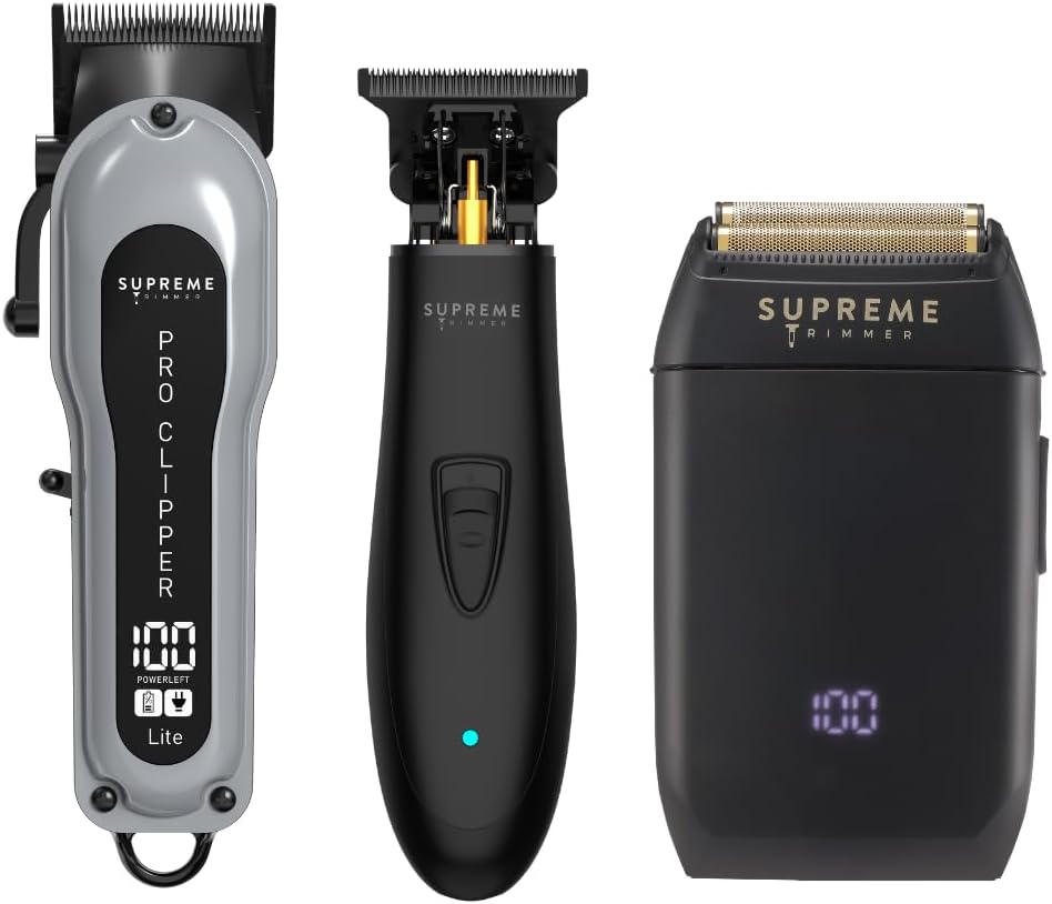 Supreme Trimmer 3-in-1 Barber Bundle for Professional Grooming