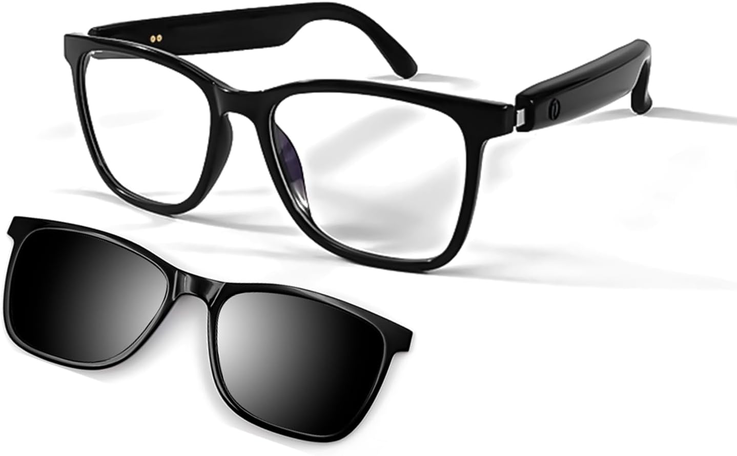 Fecoul Smart UV400 Anti-Blue Light Glasses for Clear Calls & Safe Driving