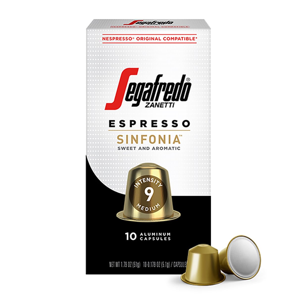 Segafredo Sinfonia Espresso Capsules - Intensity 9