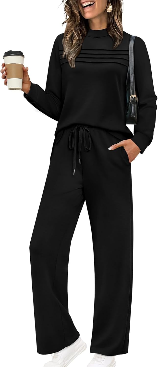 WIHOLL Two Piece Sets for Women - Chic Fall Travel Outfits