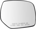 TRQ Exterior Mirror Glass Passenger Side for Subaru Forester Impreza