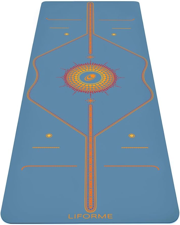 Liforme Printed Yoga Mat - Ultimate Alignment & Grip