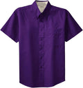 Joe's USA Men's Short Sleeve Wrinkle Resistant Easy Care Shirt - Work