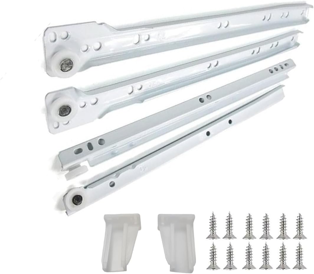 16 Inch Euro Slides for Face-Frame and Frameless Cabinets