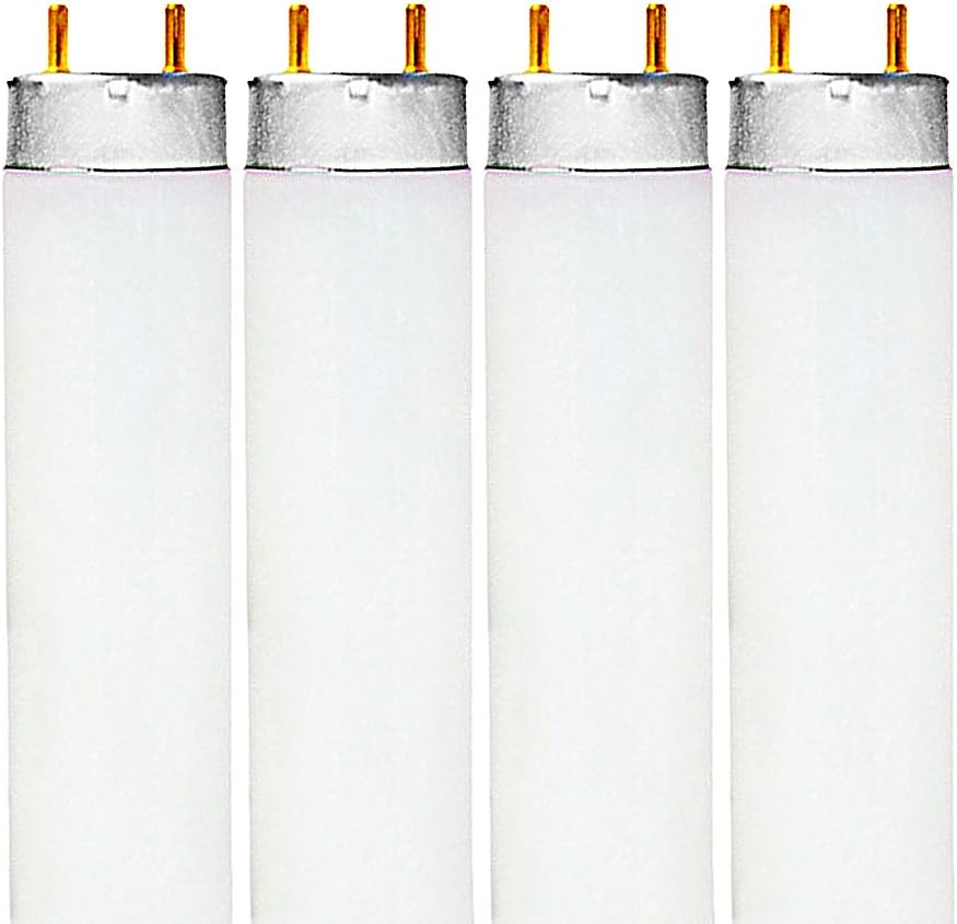 LUXRITE 48 Inch T8 Fluorescent Tube Light Bulb for Brightness