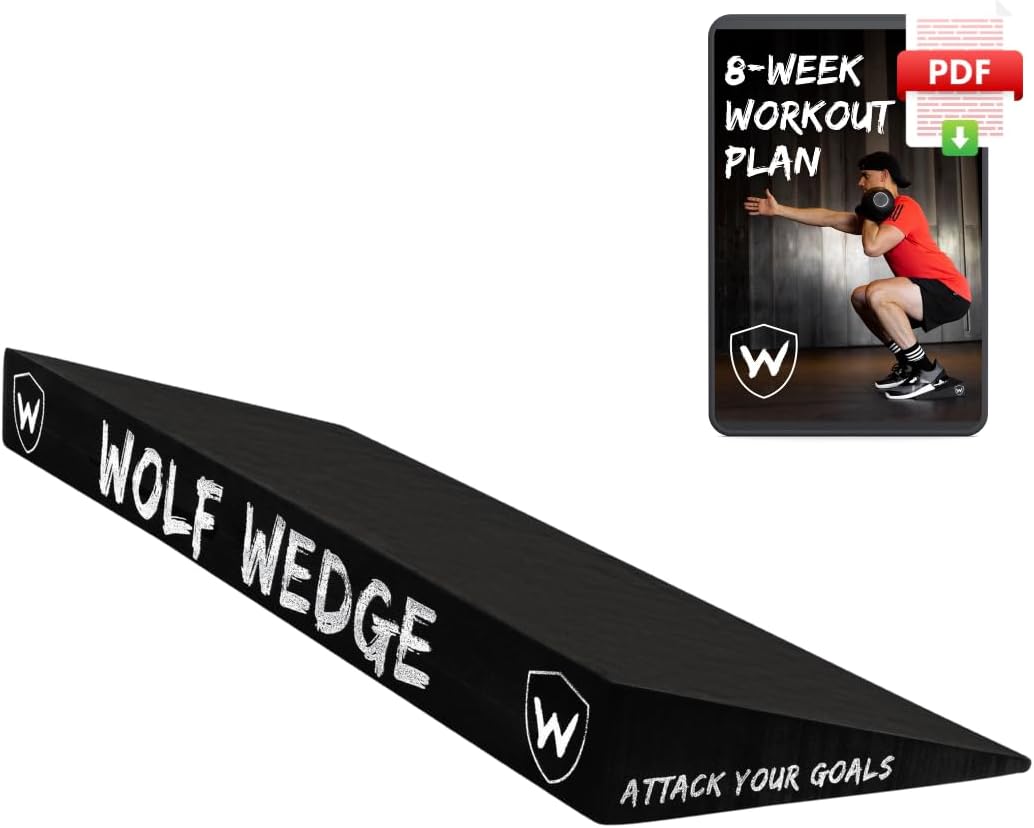 Wolf Strength Squat Wedge Block for Improved Mobility and Strength