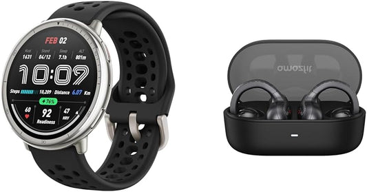Amazfit Active 2 Bundle: GPS Smartwatch + Bluetooth Earbuds