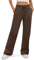 ATHMILE Womens Sweatpants Fleece Lined Wide Leg Fall 2025