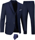 Men's 3 Piece Slim Fit Suit Set - Sharp Slim Two Button Tuxedo