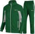 Men's Tracksuits Sweatsuits 2-Piece Full Zip Track Set - Comfortable
