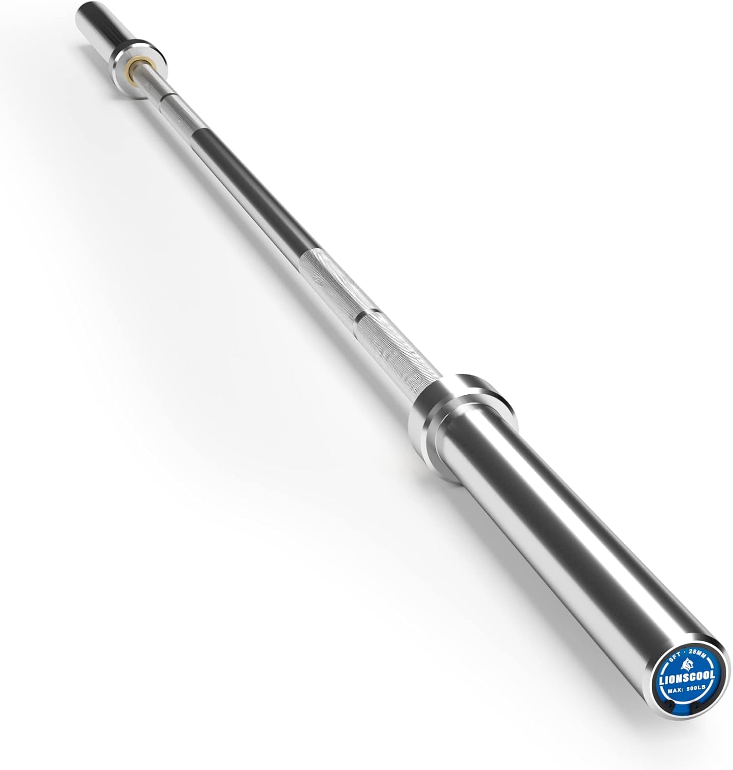 Premium 6ft Barbell for Strength Training and Weightlifting