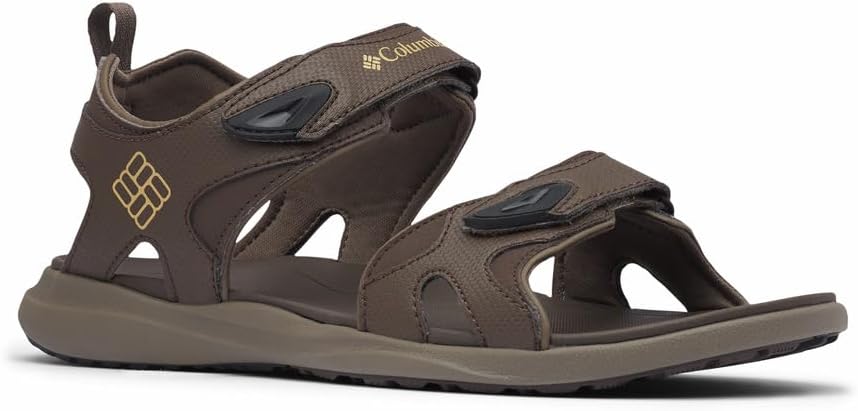 Columbia Men's 2 Strap Sandal - Ultimate Comfort in Black/Ti Grey Steel