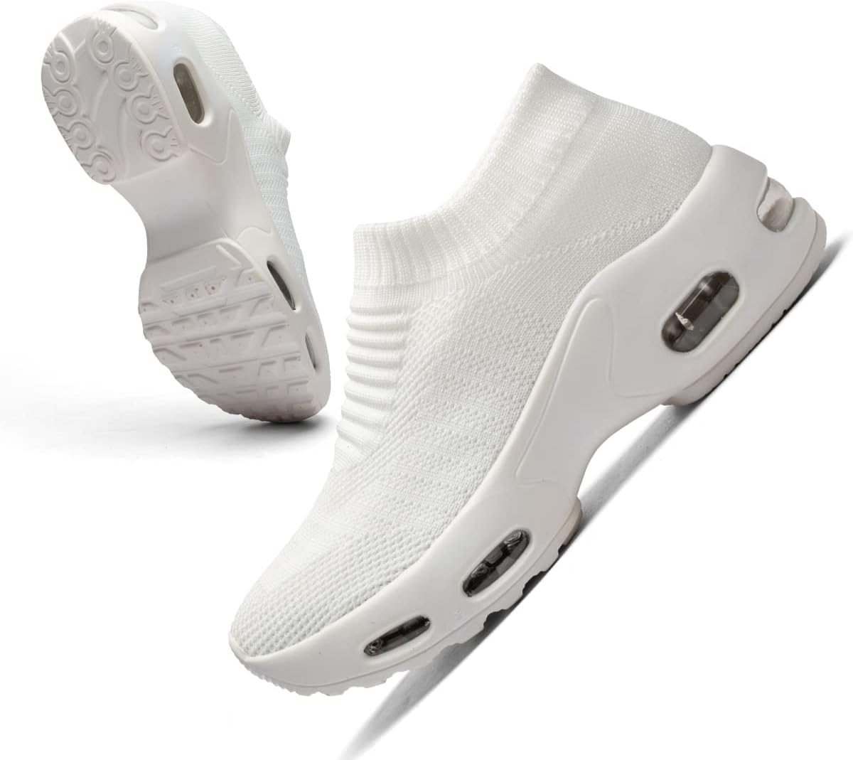 Mesh Sneakers for Women - Lightweight Slip On Air Cushion Shoes