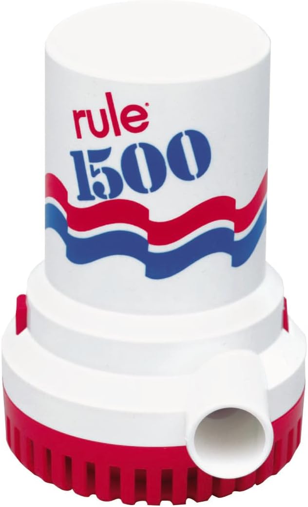 Rule 02 Marine Bilge Pump 1500 GPH Non-Automatic 12 Volt