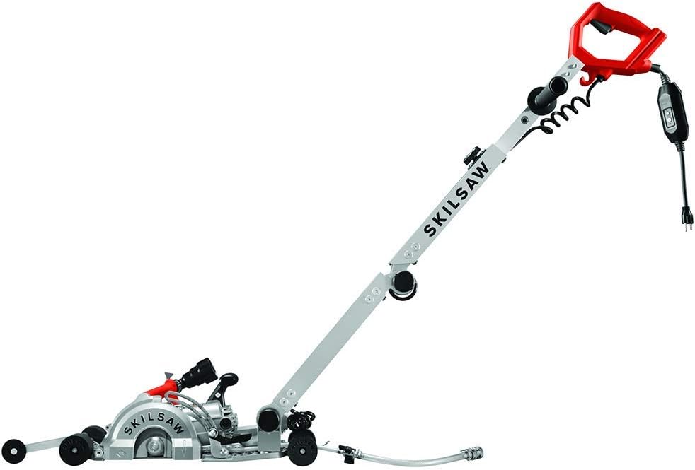 SKIL 7 in Walk Behind Worm Drive Skilsaw for Concrete Cutting