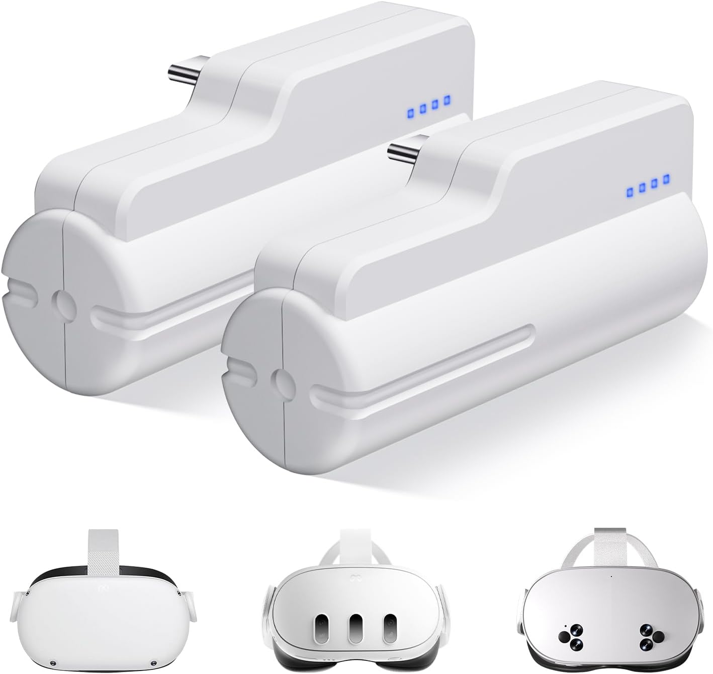 Saqico Battery Pack for Oculus Quest 2/3/3s - Fast Charging