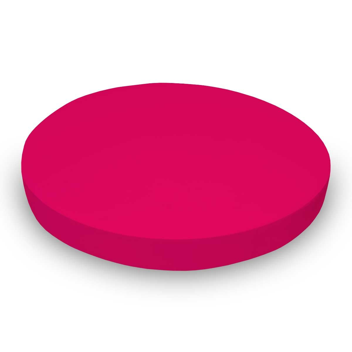 SheetWorld Baby Fitted Round Crib Sheet in Hot Pink, 42 in